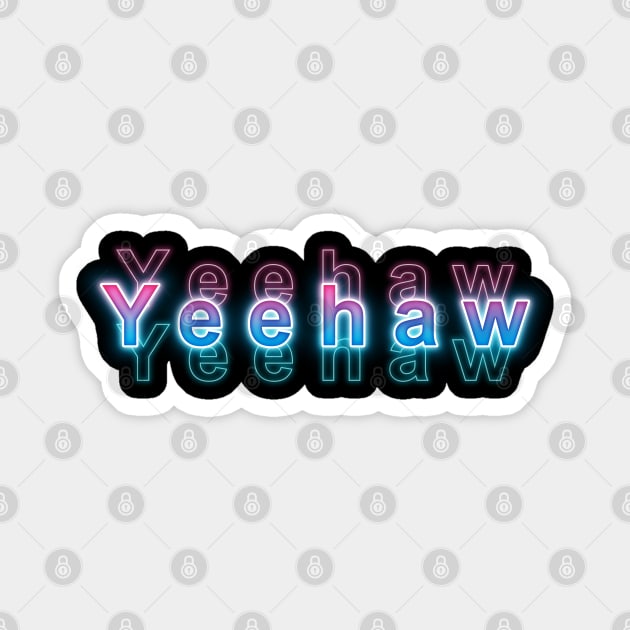 Yeehaw Sticker by Sanzida Design